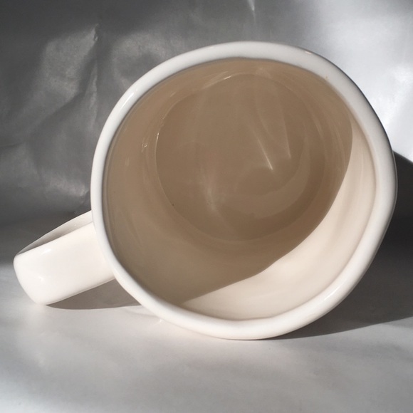 Rae Dunn Mug White Black on White CHILL - Picture 3 of 5